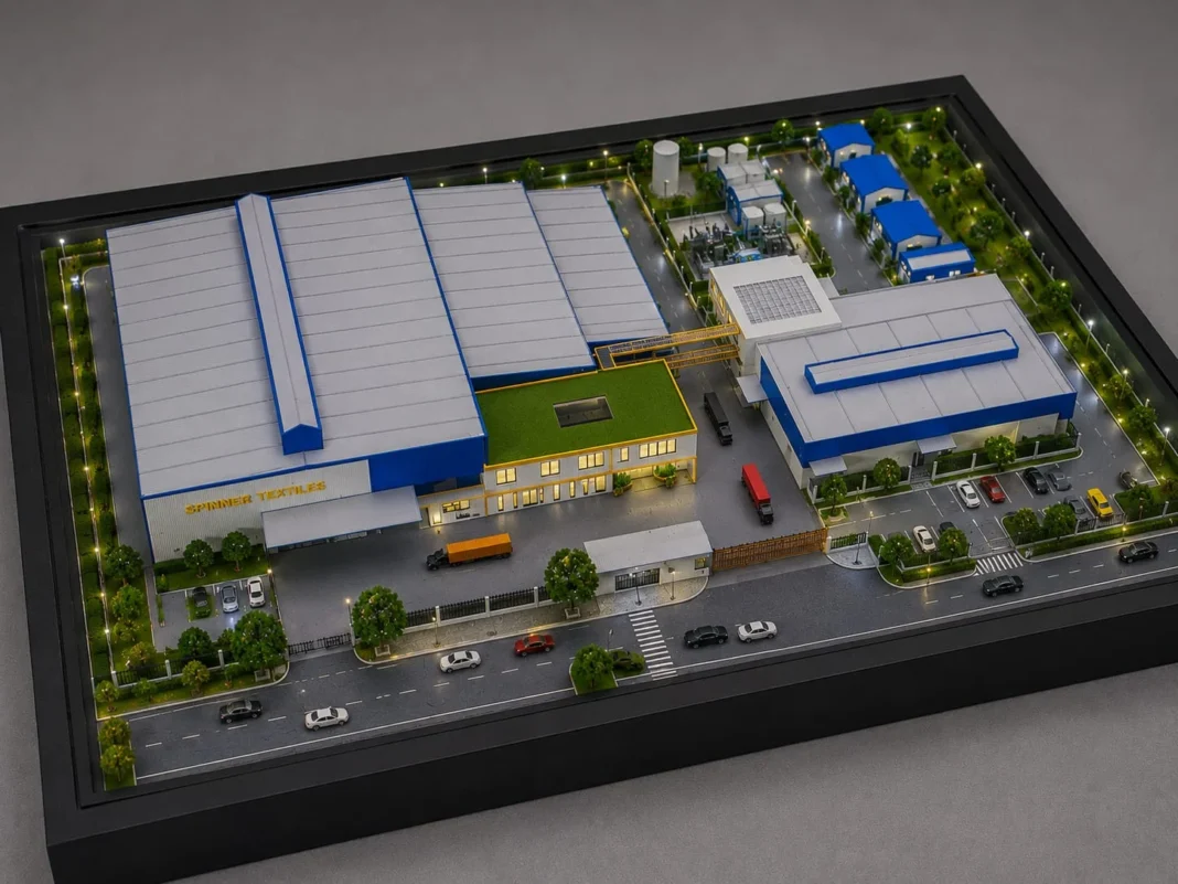 factory layout model